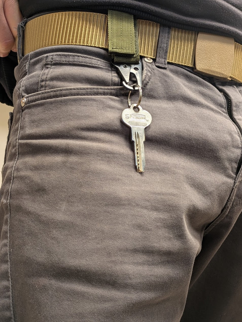 Mosquetón Con Broche Verde