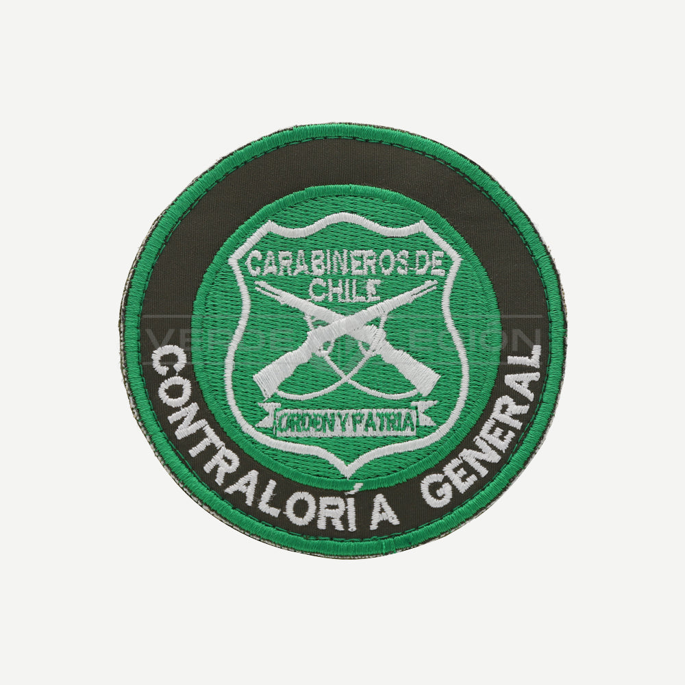 Parche Disco Contraloría General (Opciones) Carabineros
