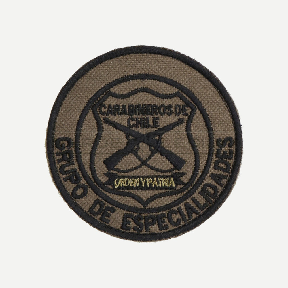 Parche Disco Grupo de Especialidades (Opciones) Carabineros