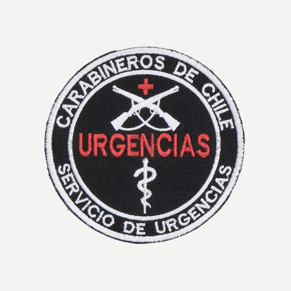 Parche Disco Servicio de Urgencias Carabineros (Opciones)