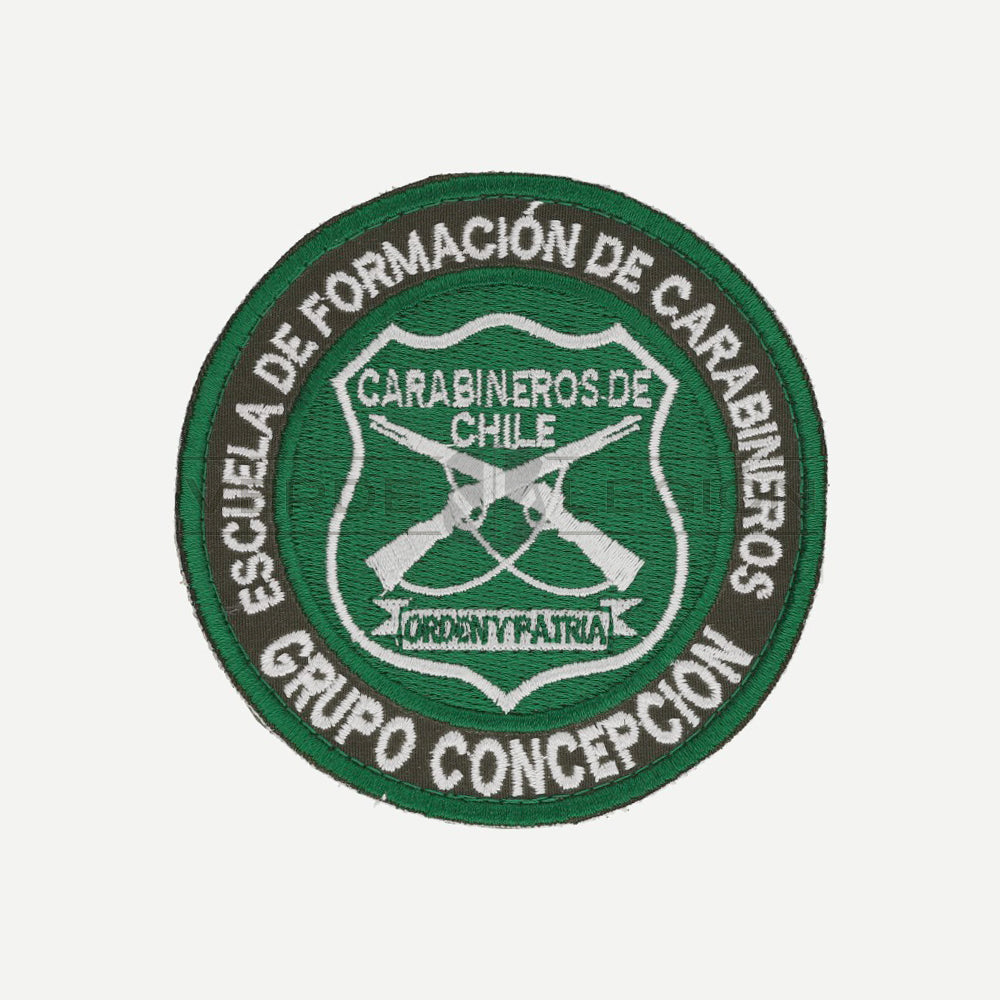 Parche Disco (Verde Blanco) Escuela de Formación de Carabineros