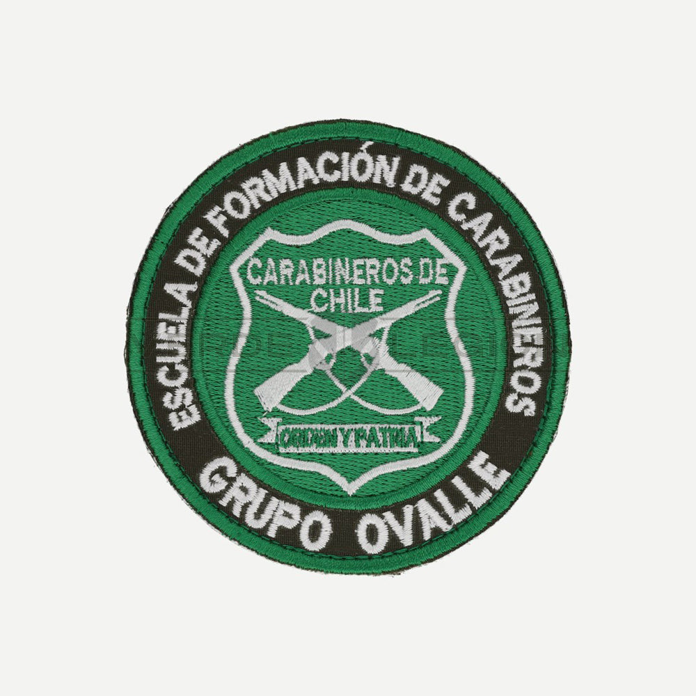 Parche Disco (Verde Blanco) Escuela de Formación de Carabineros
