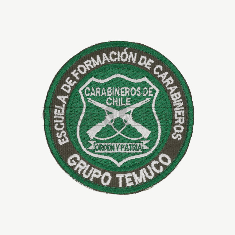 Parche Disco (Verde Blanco) Escuela de Formación de Carabineros
