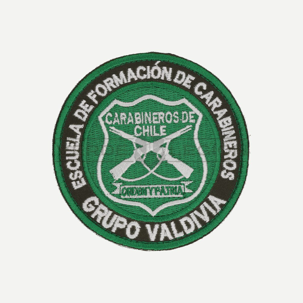 Parche Disco (Verde Blanco) Escuela de Formación de Carabineros