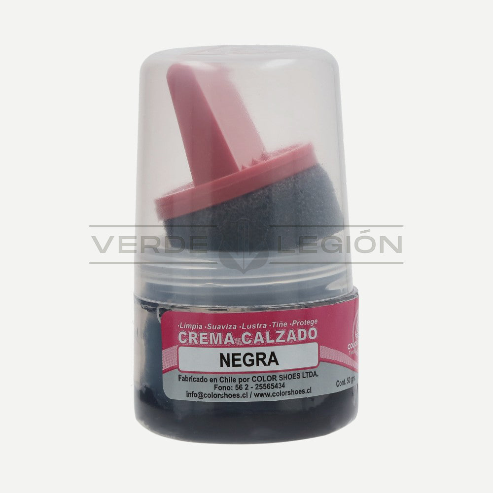 Pasta Tinta Para Brillo Zapatos Negro