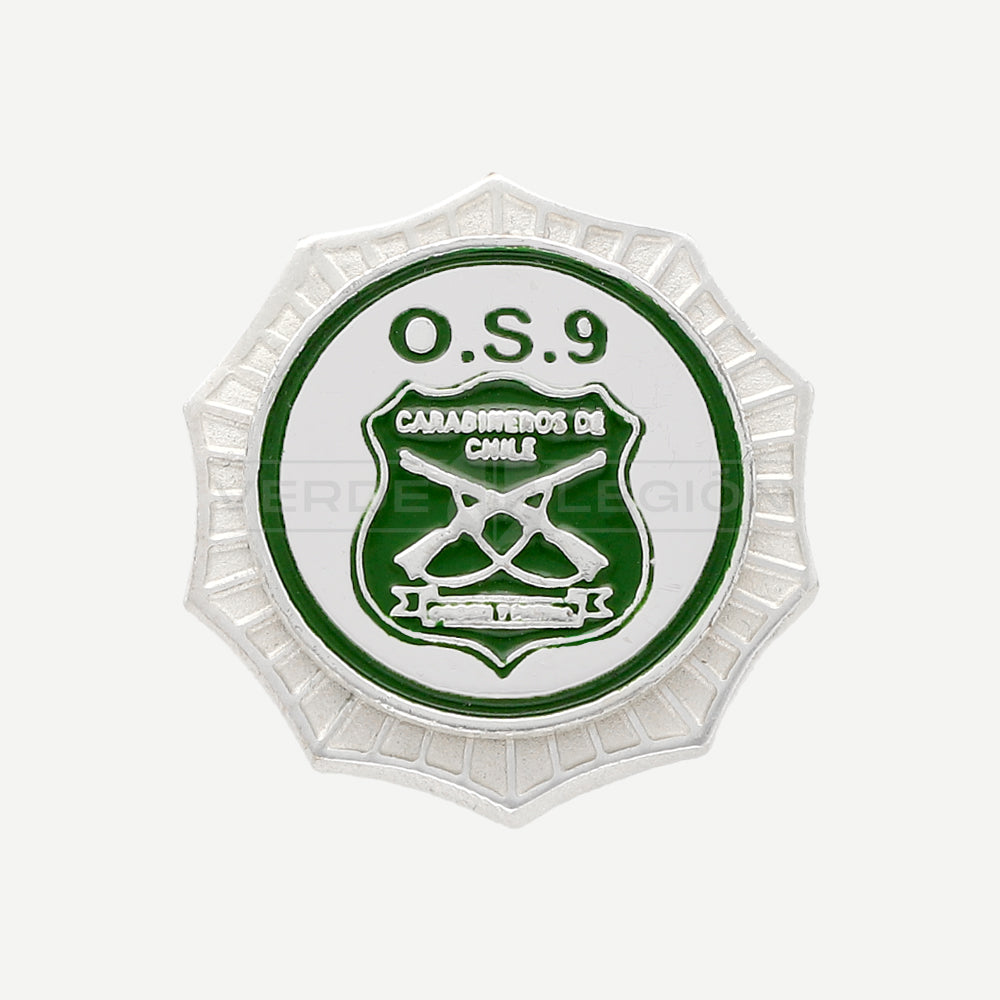 Piocha Botón OS9 Carabineros