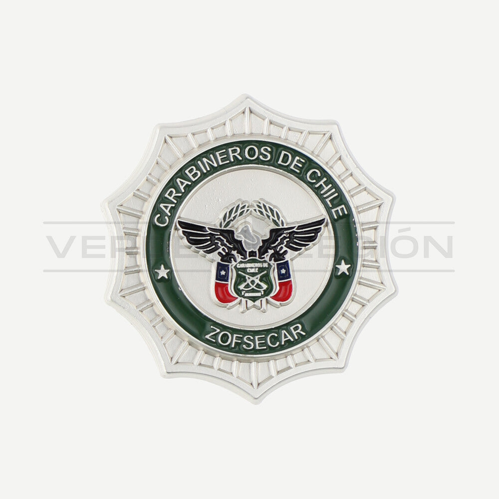 Piocha Botón ZOFSECAR Carabineros