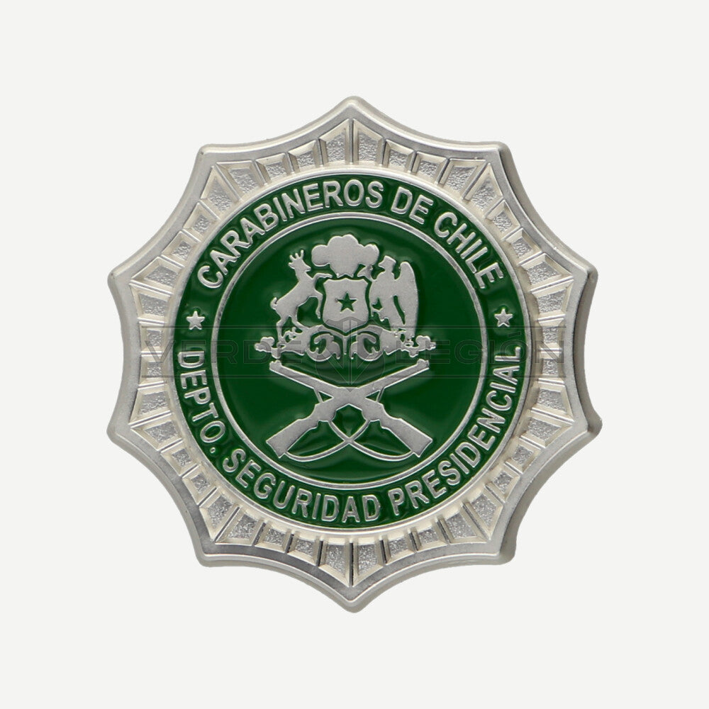 Piocha Botón Departamento de Seguridad Presidencial Carabineros
