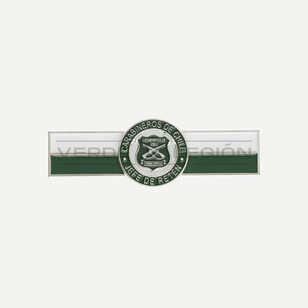 Piocha Jefe de Retén de Carabineros