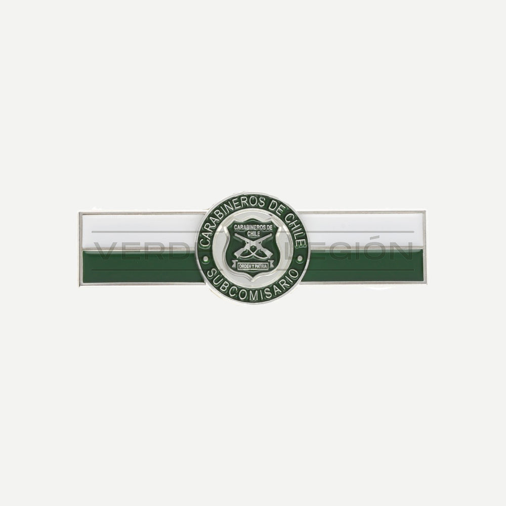 Piocha Subcomisario de Carabineros