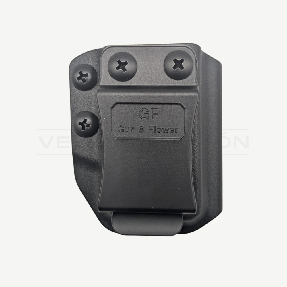 Porta Cargador Simple Universal Negro Gunflower