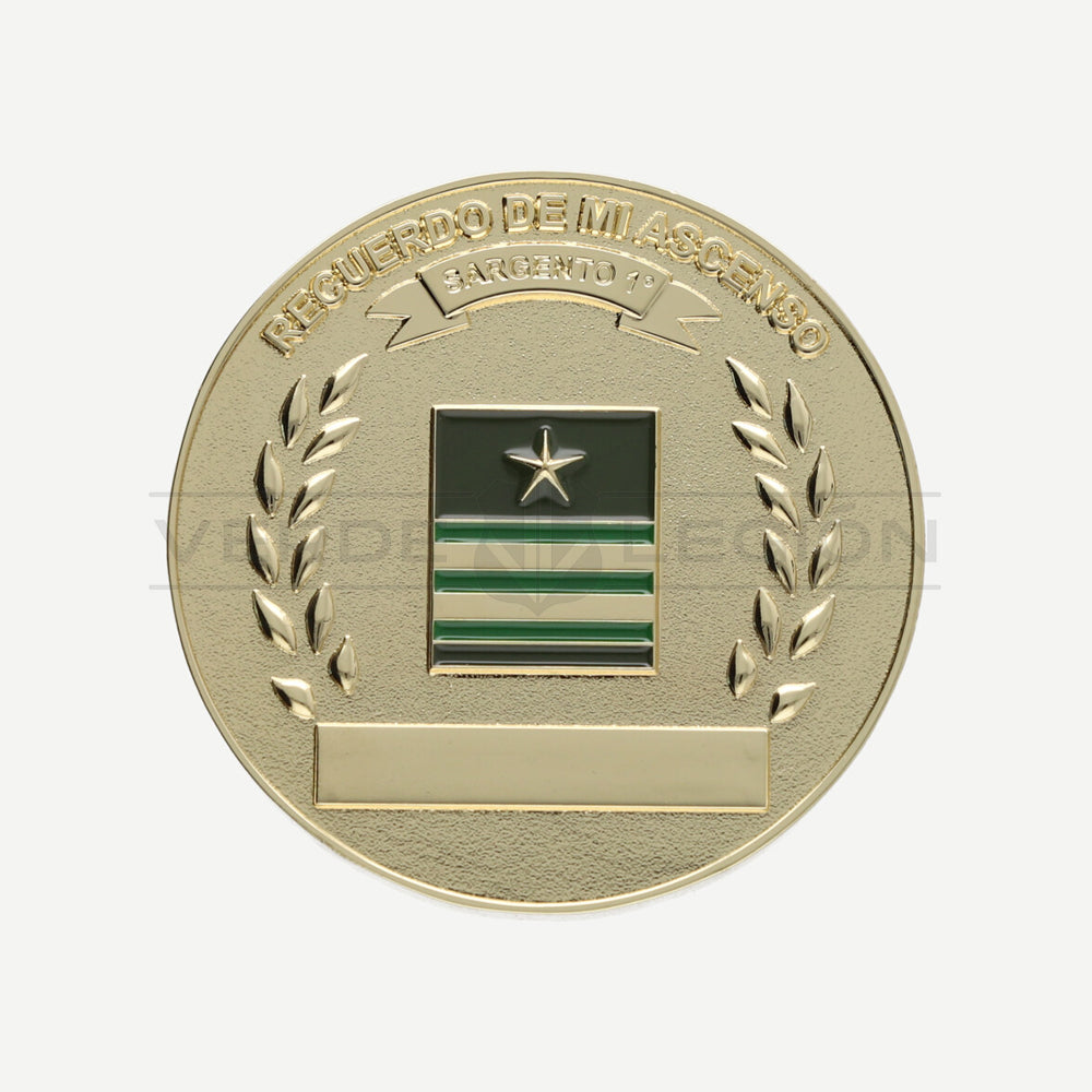 Moneda Personalizada Ascenso Sargento Primero Carabineros
