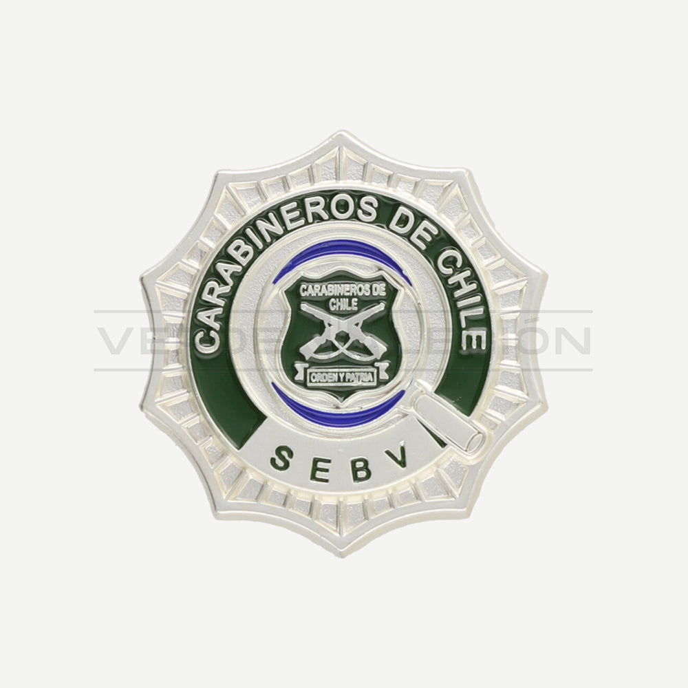 Piocha Botón SEBV Carabineros