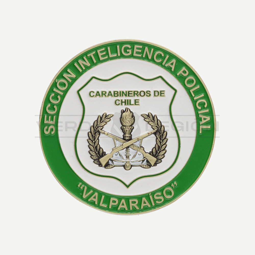 Moneda de Colección Sección Inteligencia Policial Valparaíso