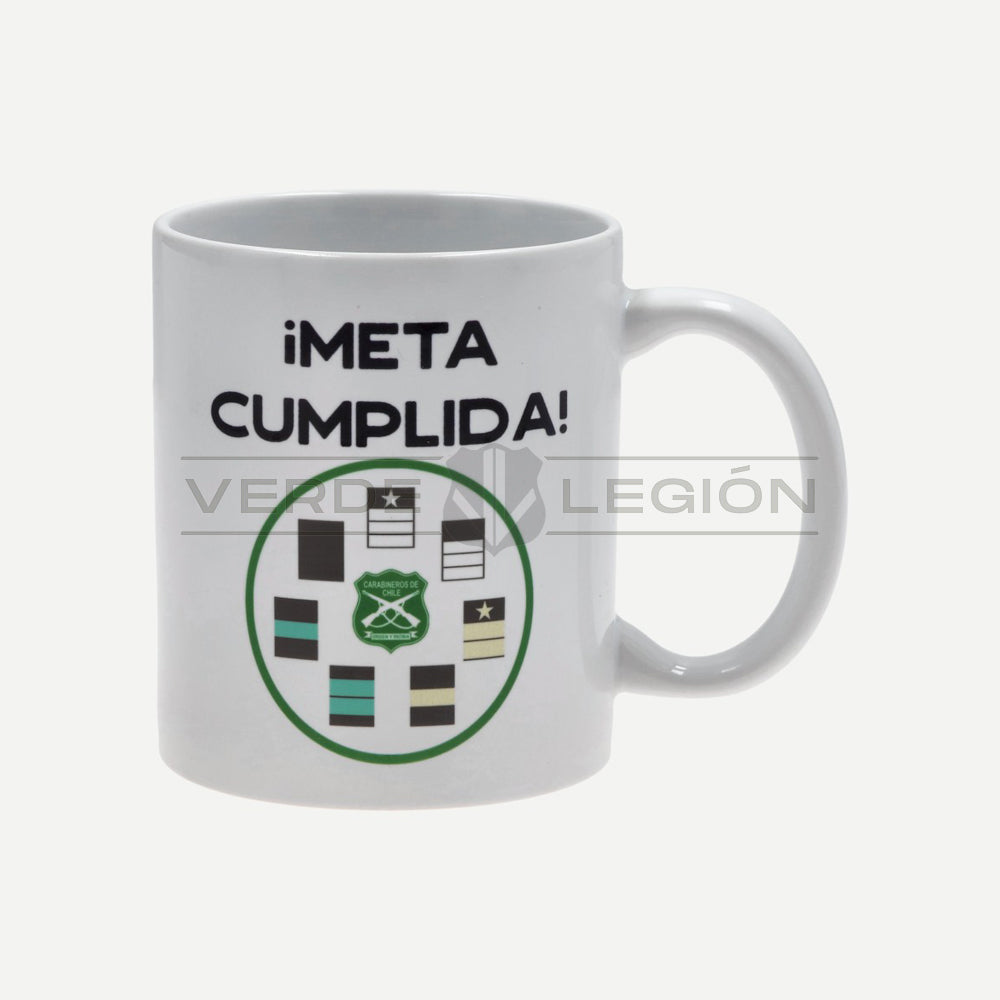 Taza "Meta Cumplida" SOM Carabineros