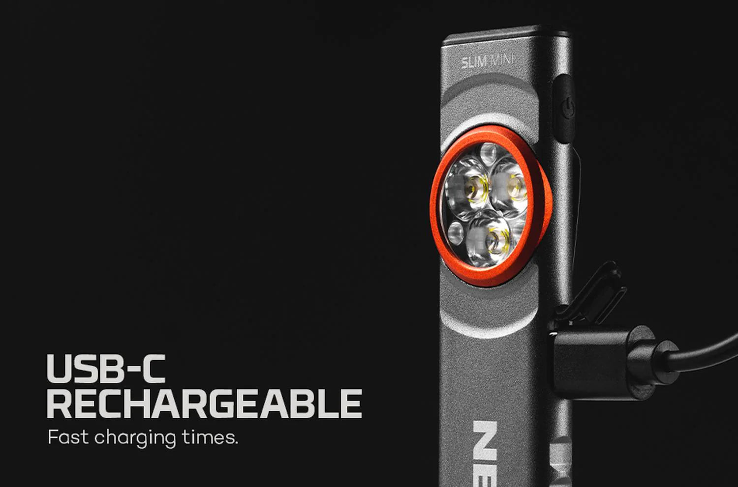 Linterna con Clip Para Chaleco 250 Lumenes Recargable Nebo