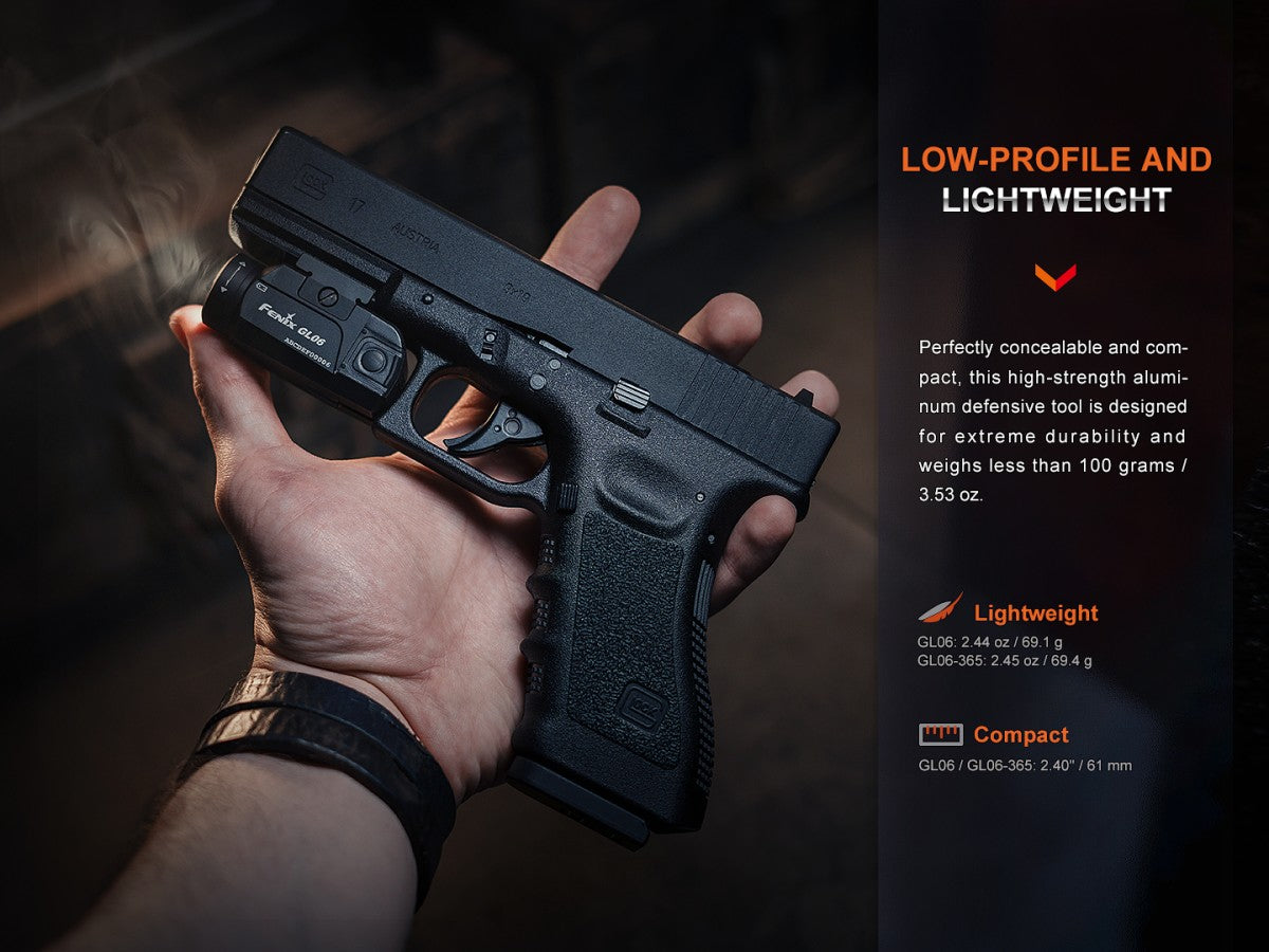 Linterna Fenix Para Pistolas 600 Lumenes Recargable