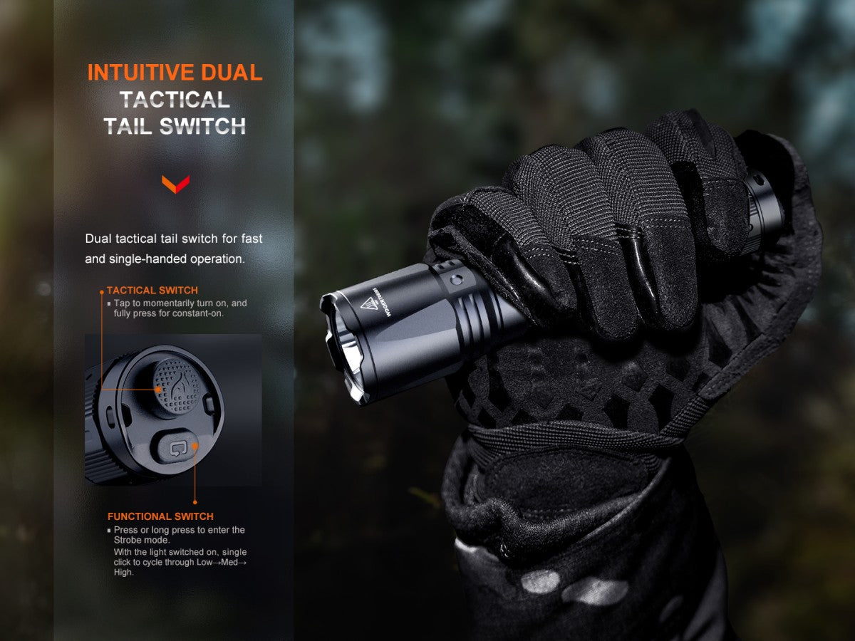 Linterna Fenix 1600 Lumenes Recargable