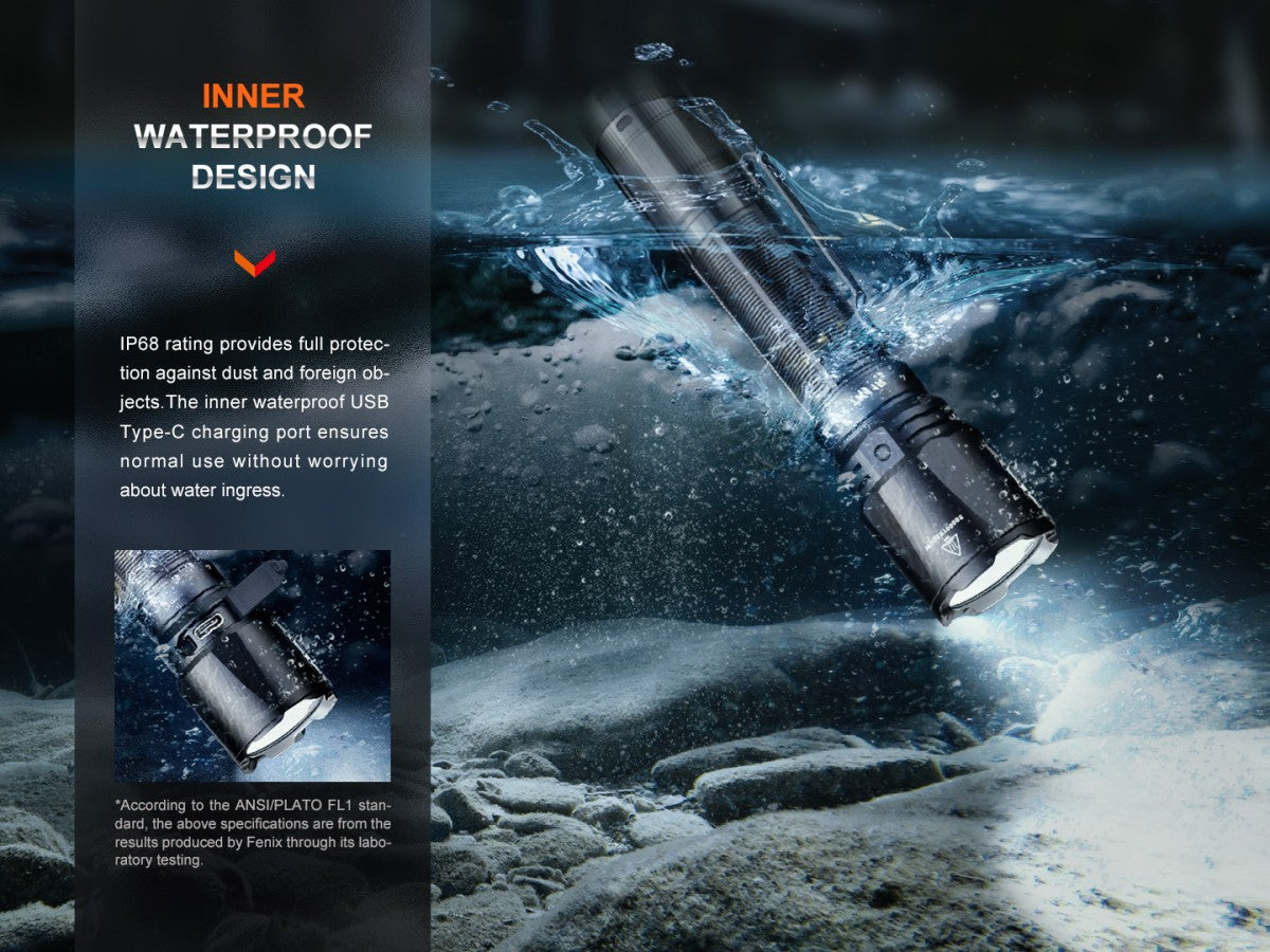 Linterna Fenix 1600 Lumenes Recargable