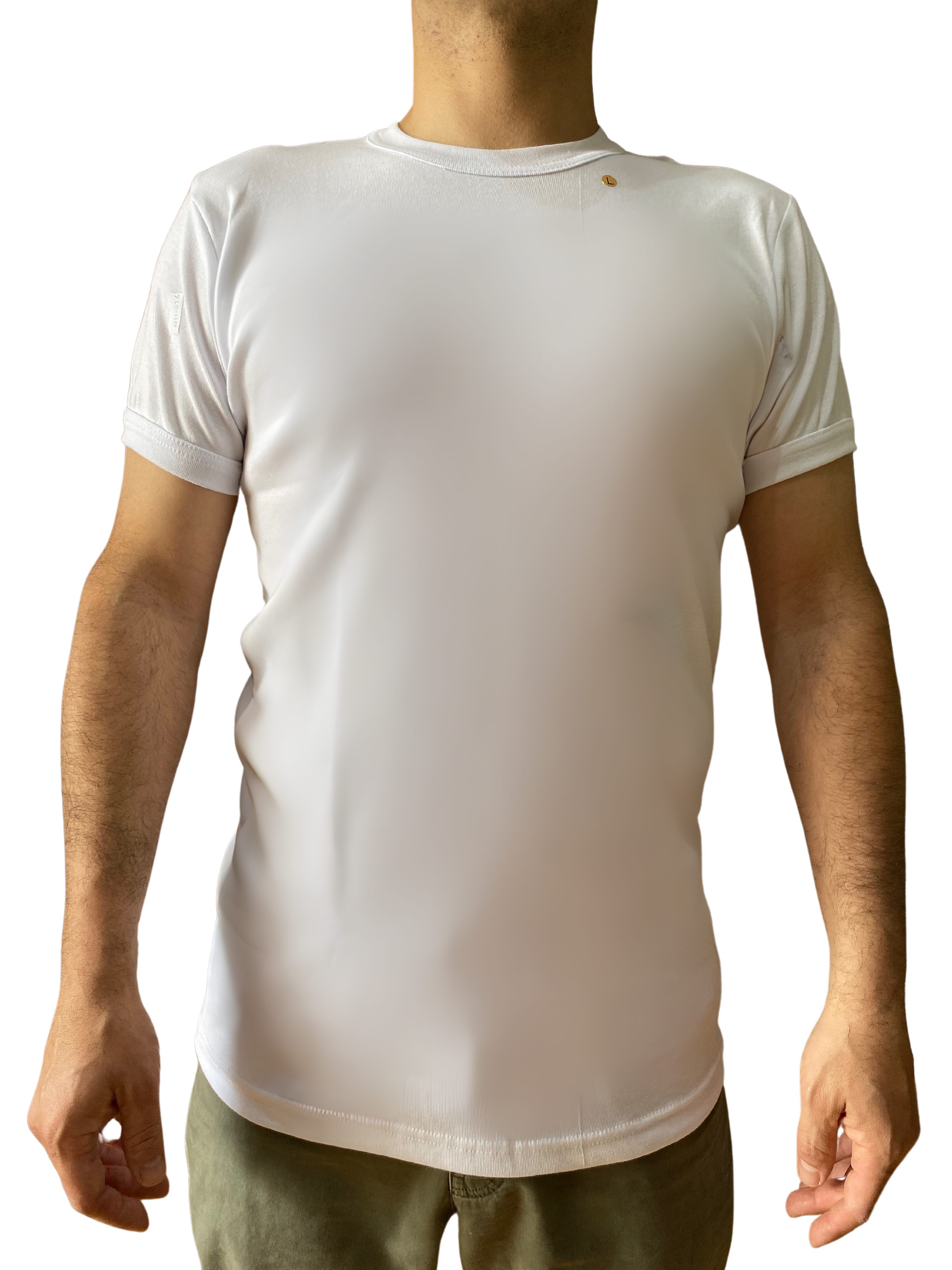 Camiseta Tipo Polera Blanca Algodón Unisex Carabineros