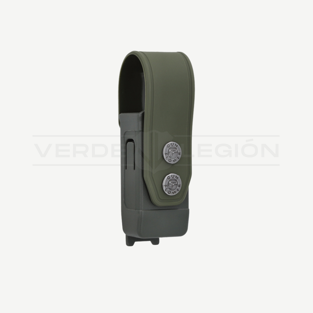 Porta Cargador Simple Universal Verde Gunflower