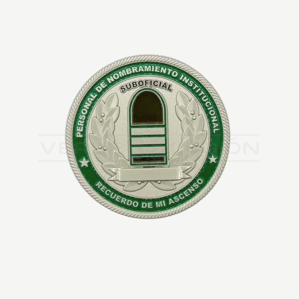 Moneda Personalizable Recuerdo Ascenso Suboficial Carabineros