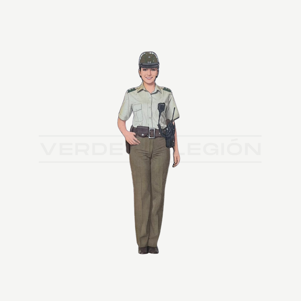 Imán Carabinera PNI y PNS de Madera para Refrigerador