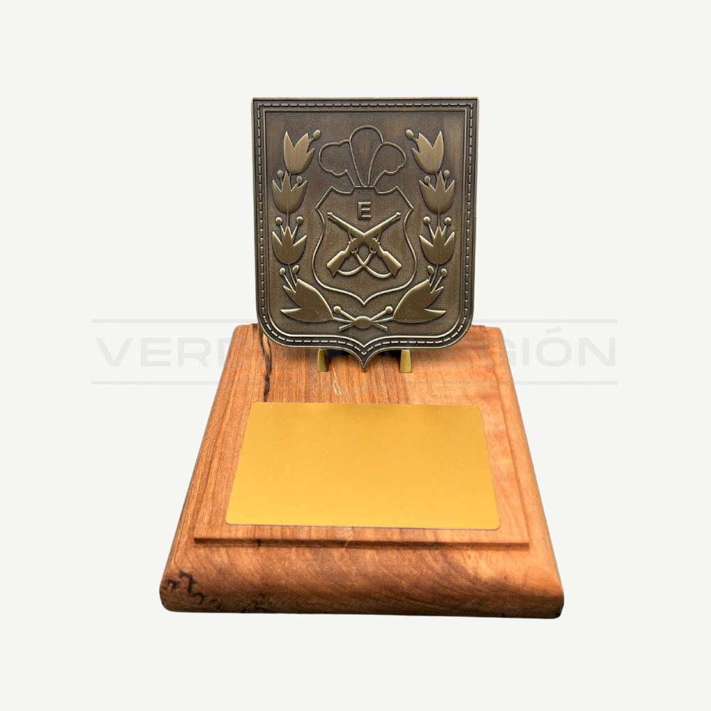 Galvano Escudo Escar de Escritorio Personalizable Carabineros