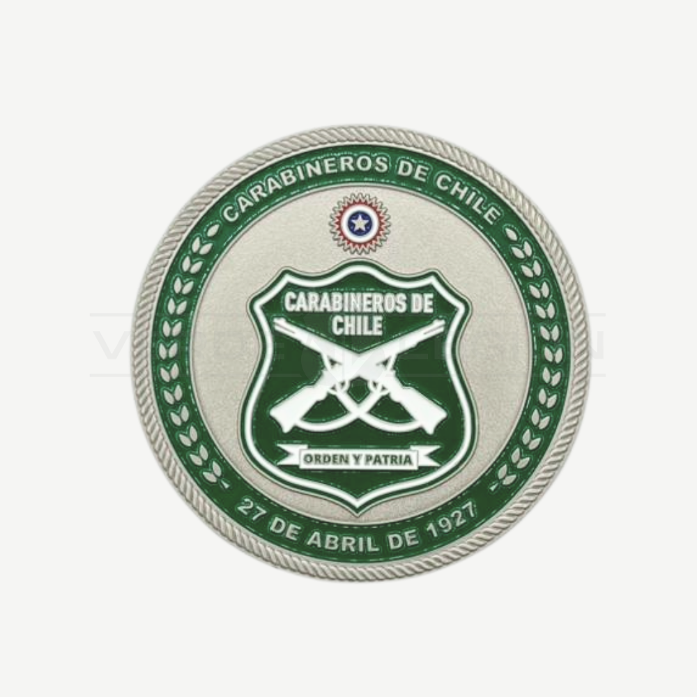 Moneda Personalizable Recuerdo Ascenso Suboficial Mayor Carabineros