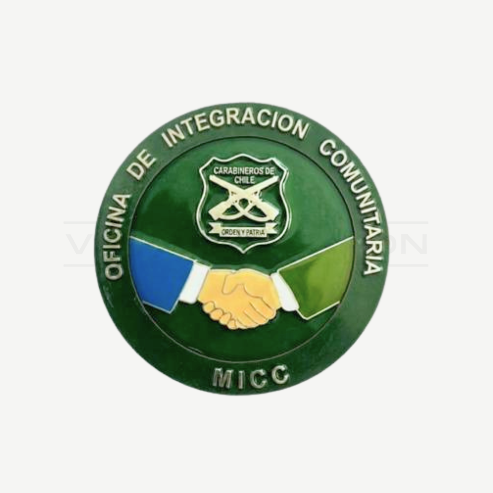 Imán MICC Carabineros de Madera para Refrigerador