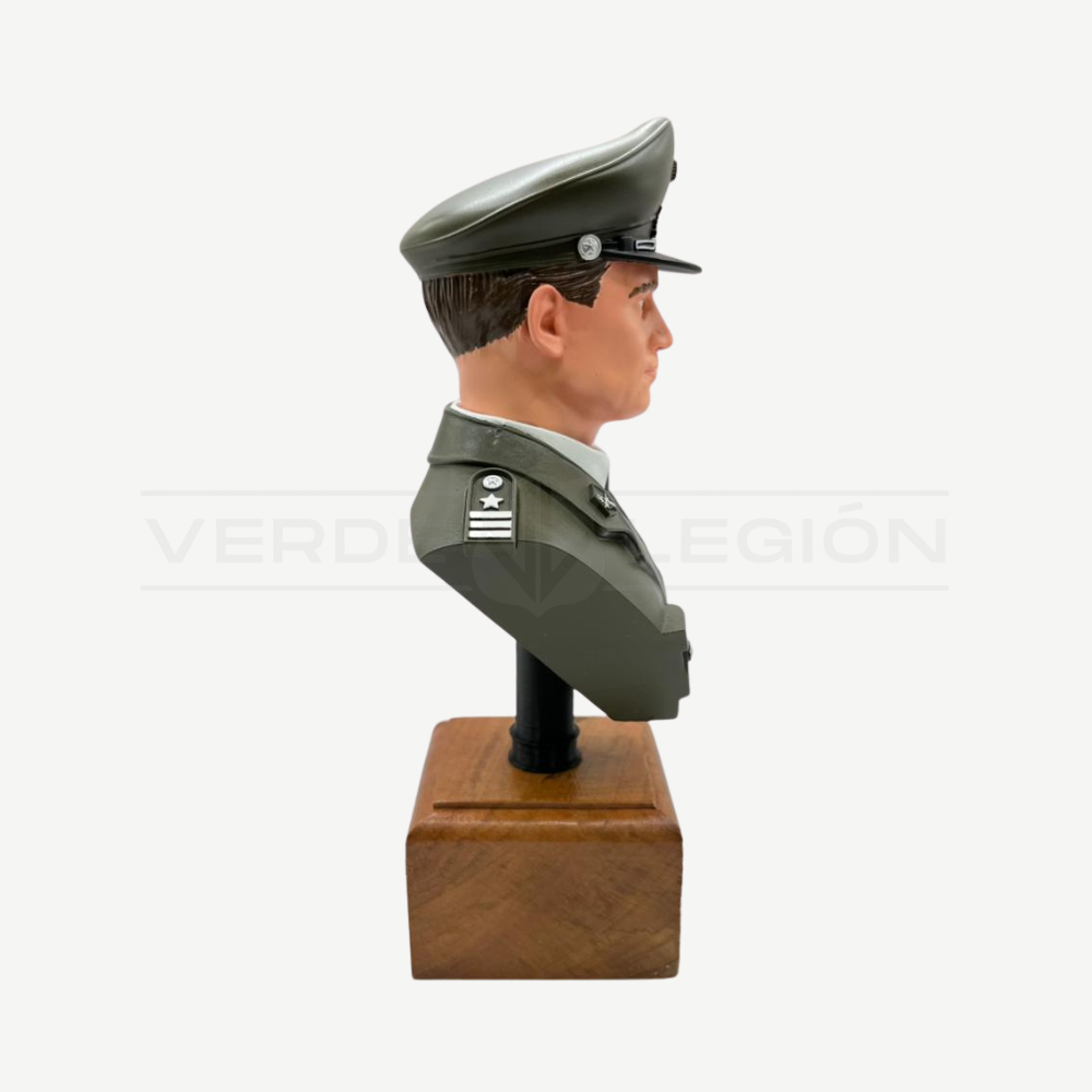 Figura 3D Suboficial Mayor de Carabineros Placa Personalizable