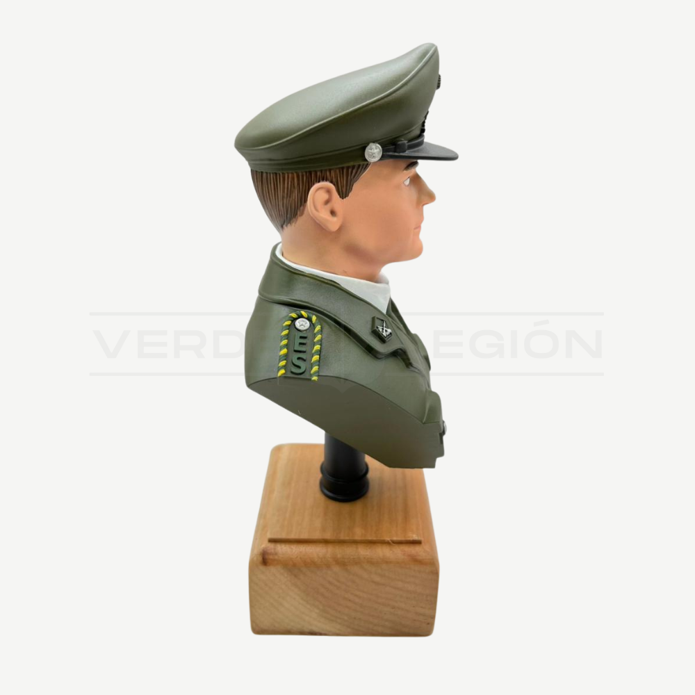 Figura 3D Carabinero PNI Masculino Placa Personalizable