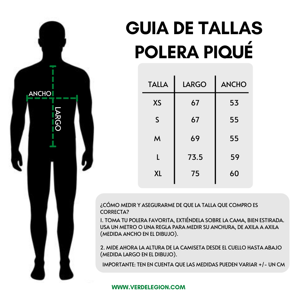 Polera Piqué Bicolor Blanca y Verde ESFOCAR Hombre Carabineros