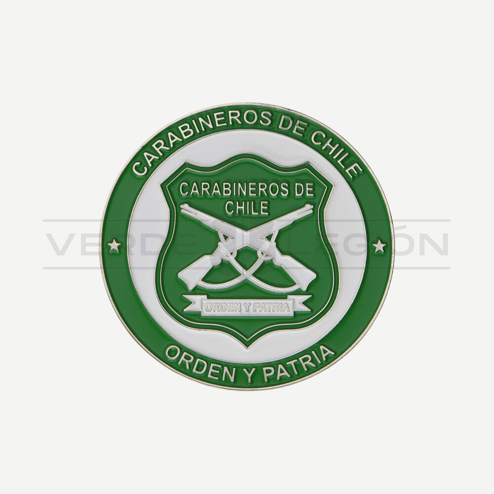 Moneda de Colección 30 Años de Servicio en Carabineros