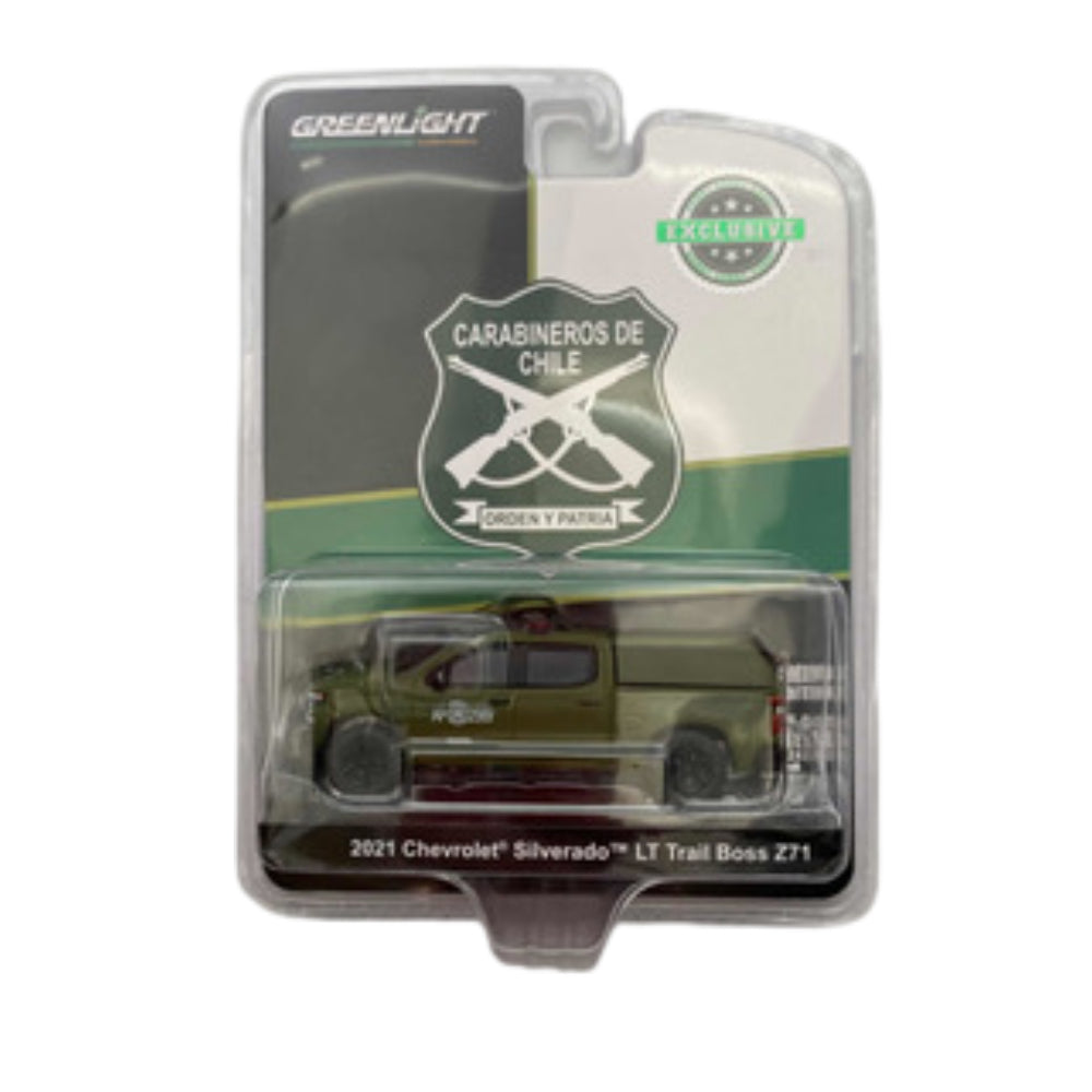 Auto a Escala Chevrolet Silverado Z71 2021 1:64 GOPE - Carabineros De Chile
