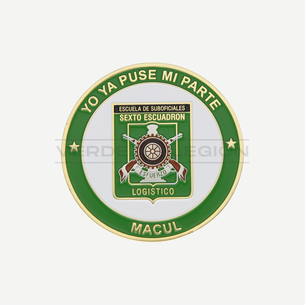 Moneda de Colección Sexto Escuadrón Esucar Carabineros
