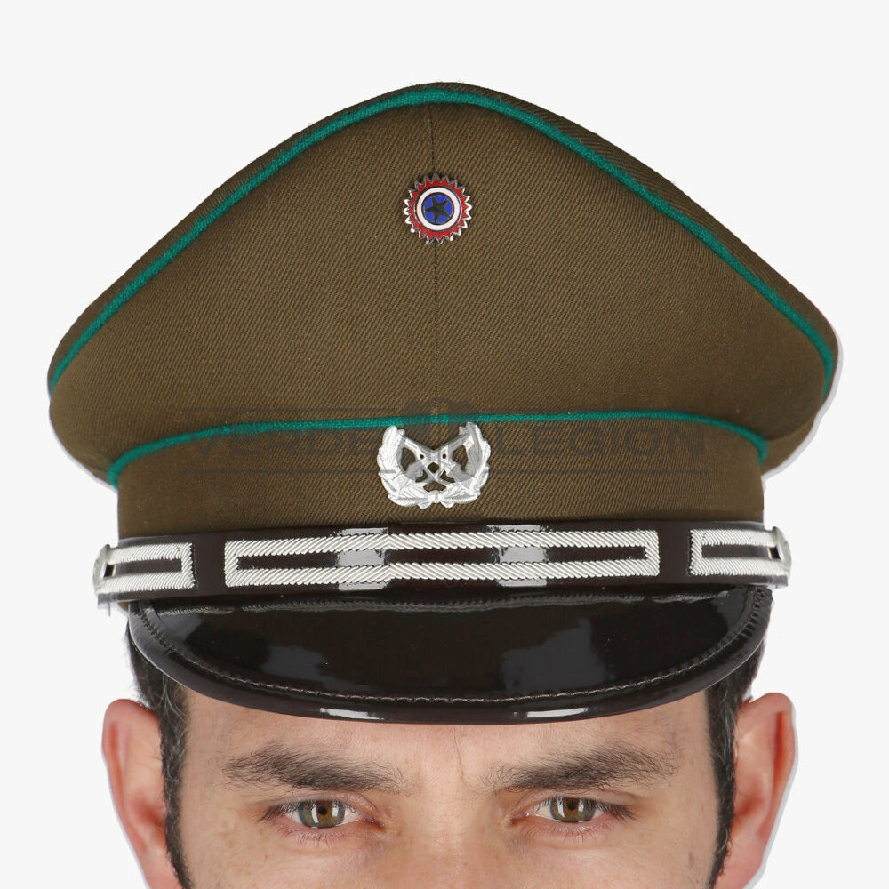 Barboquejo Unisex Hilo de Plata Oficial Gorra Carabineros