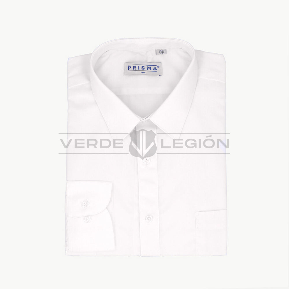 Camisa Blanca Puño Simple Prisma Hombre Carabineros