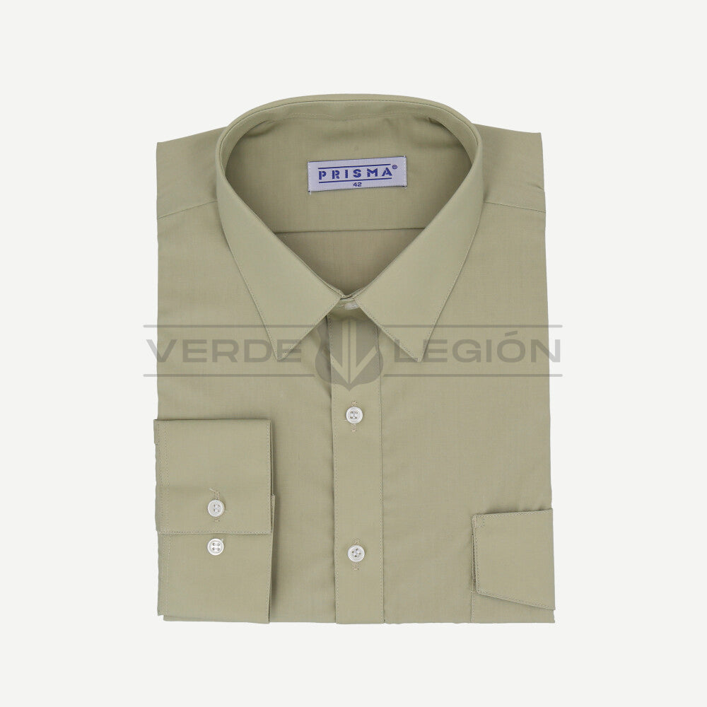 Camisa Verde Manga Larga Prisma Hombre Carabineros