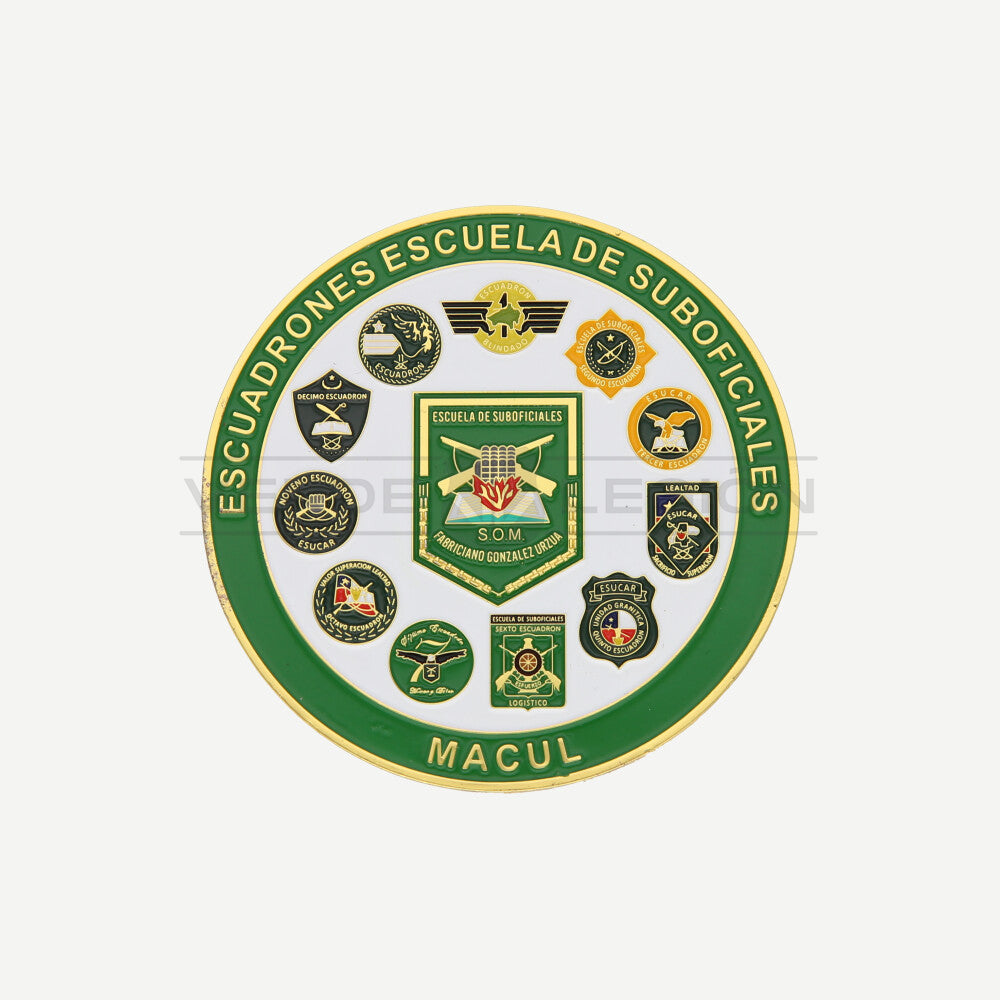 Moneda de Colección Todos los Escuadrones Esucar Carabineros