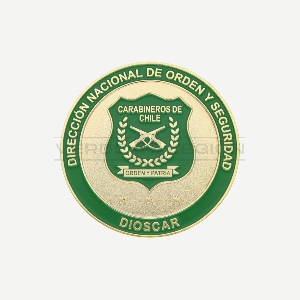 Moneda de Colección Dioscar Carabineros