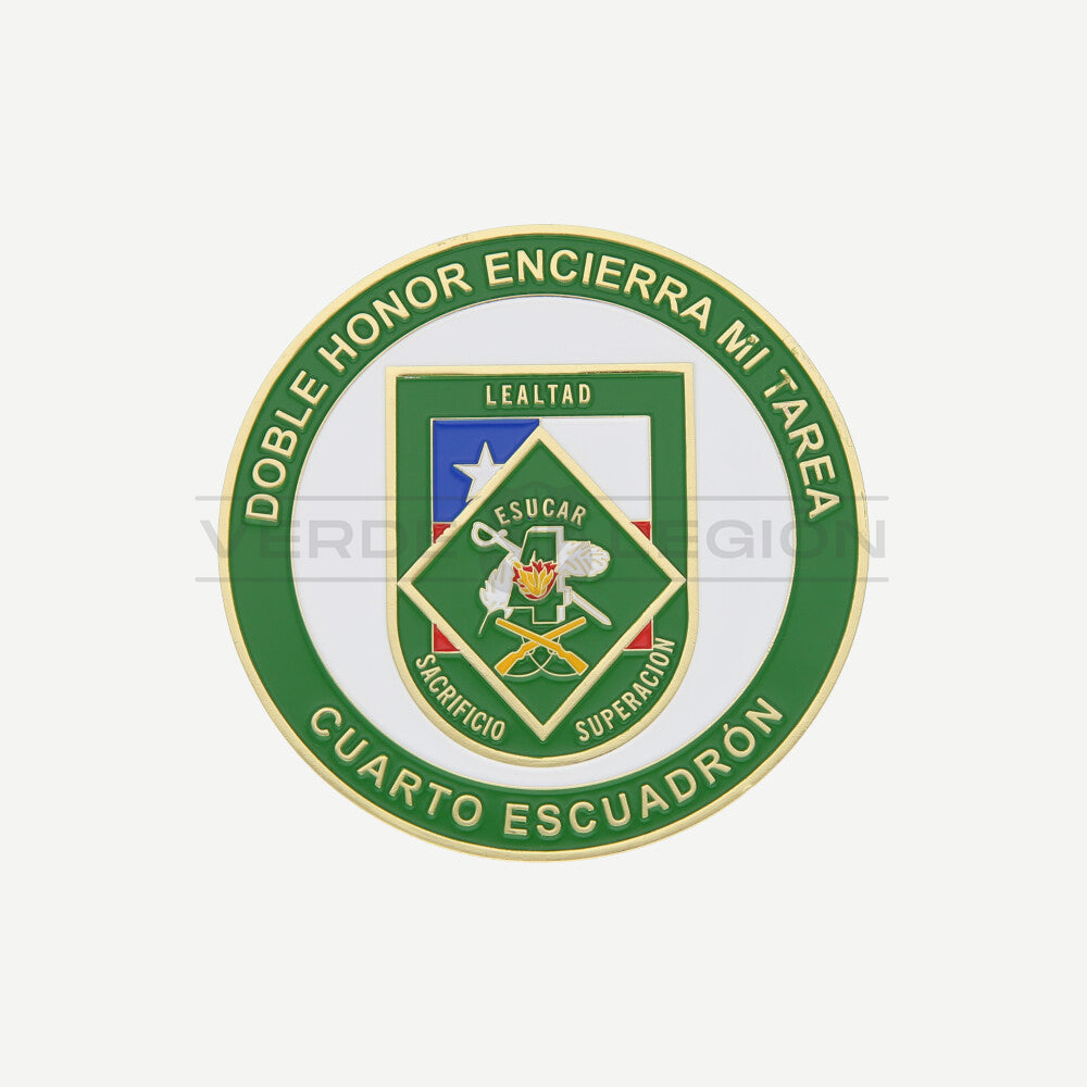 Moneda de Colección Cuarto Escuadrón Esucar Carabineros