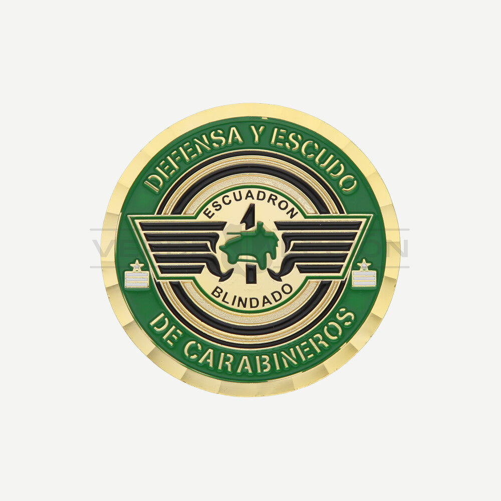 Moneda Personalizable Escuadrón Blindado Esucar Carabineros
