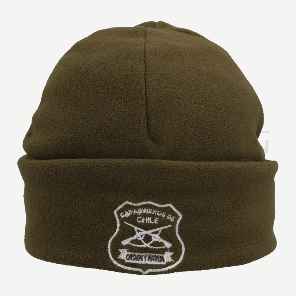 Gorro Polar Logo Carabineros de Chile