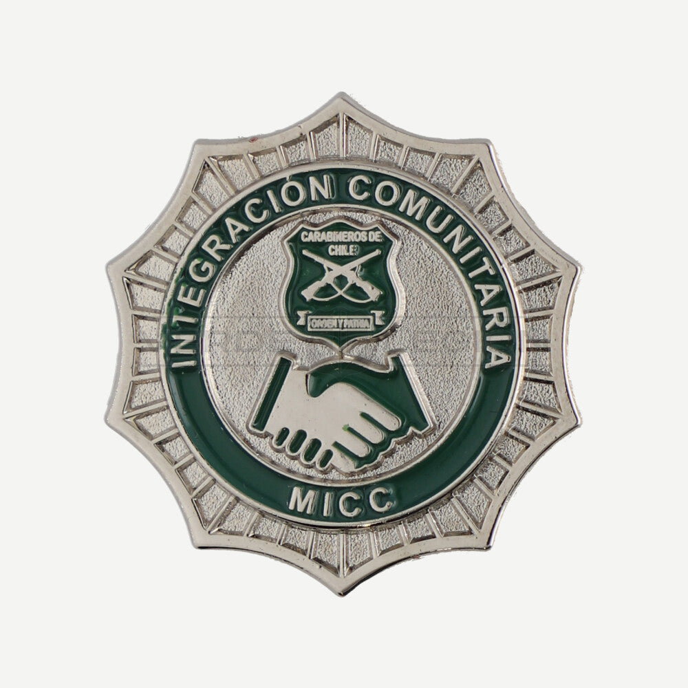 Piocha Botón MICC Carabineros