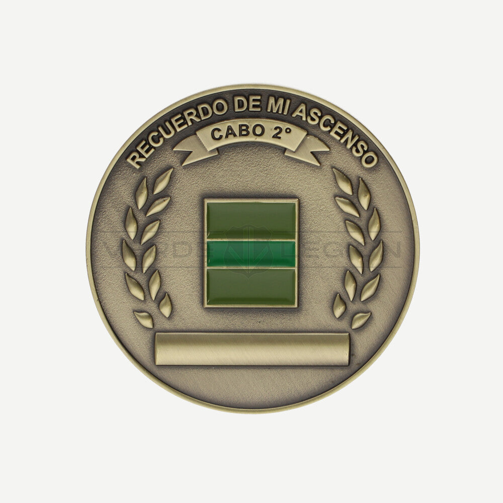 Moneda Personalizada Ascenso Cabo Segundo Carabineros