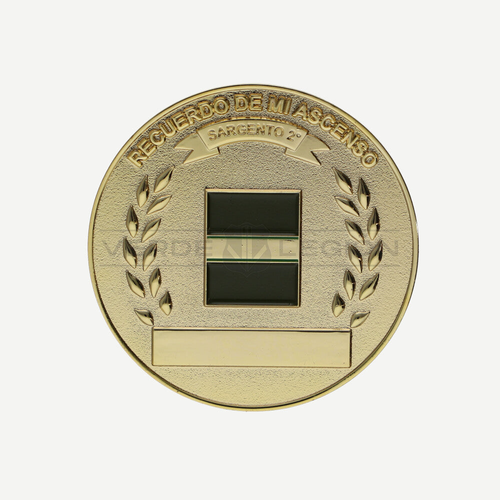 Moneda Personalizada Ascenso Sargento Segundo Carabineros
