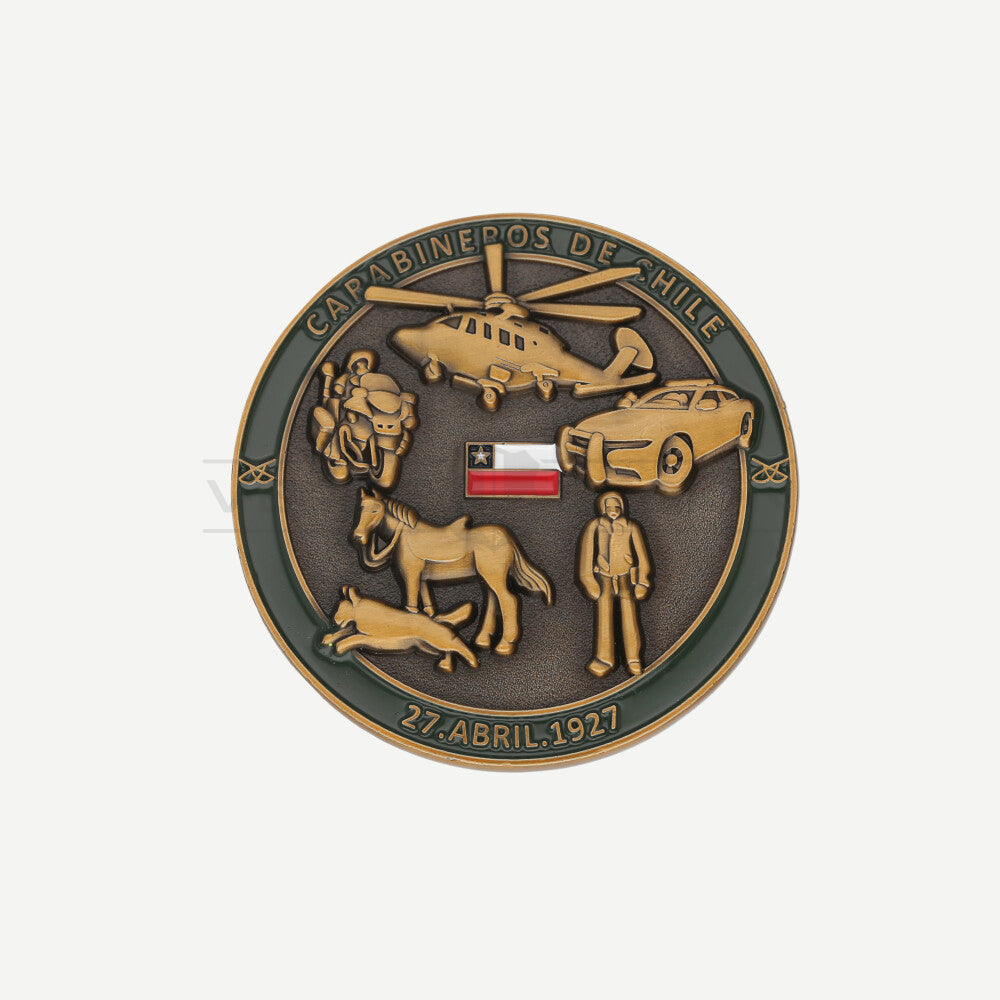 Moneda de Colección Carabineros de Chile