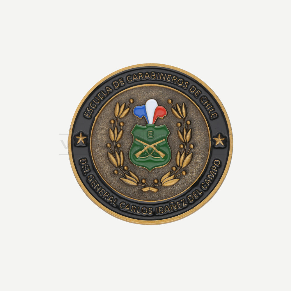 Moneda de Colección Escuela de Carabineros