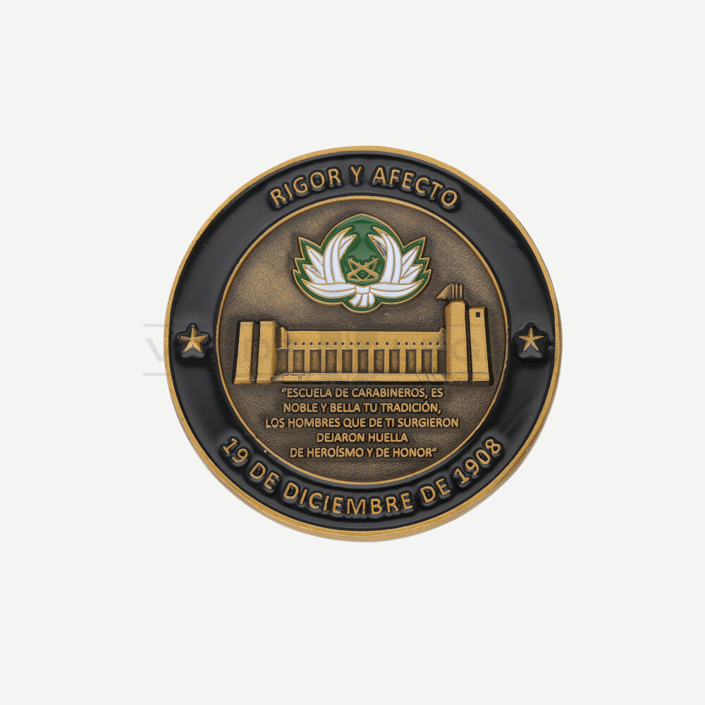 Moneda de Colección Escuela de Carabineros